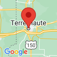 Map of Terre Haute, IN US